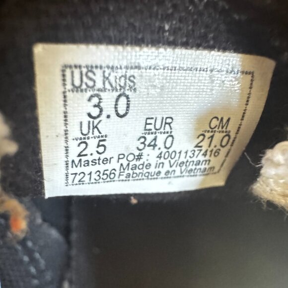 VANS KIDS GIRL CLASSIC SLIP ON LEOPARD PRINT 3Y SKATER SHOE SNEAKER ANIMAL PRINT - Picture 7 of 8